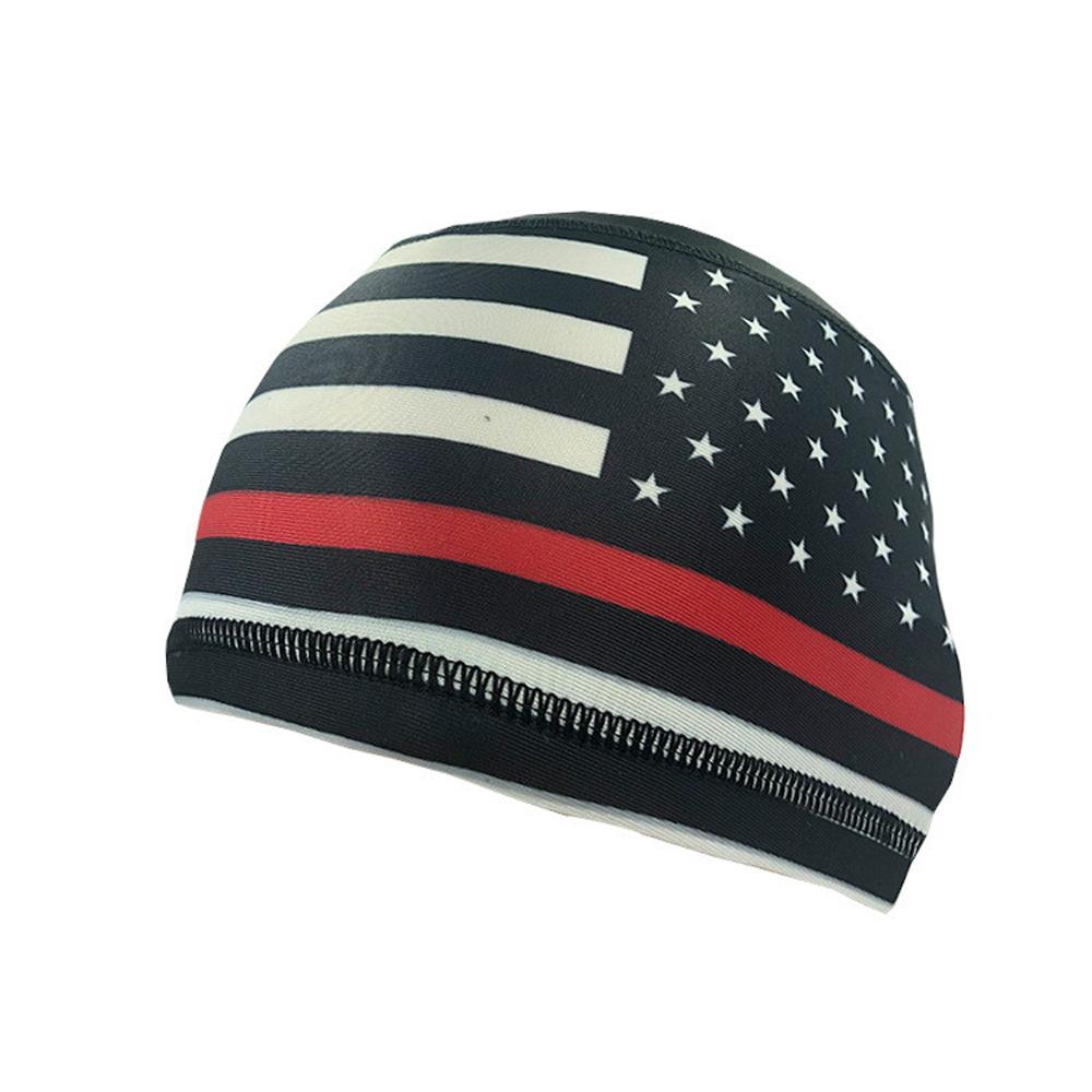 

Breathable Bicycle Cap Motorcycle Bike Headwear Helmet Liner Cycling Cap Skull Cap Cooling Cap чёрный/красный