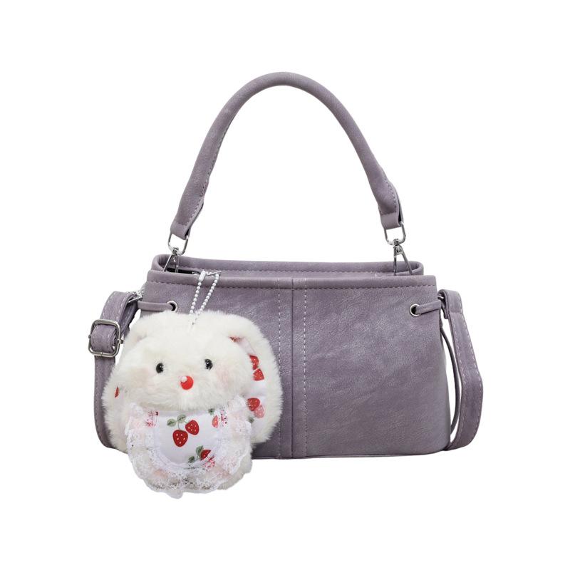 

Women s Bag All-matching Street Trend Simple Shoulder Nisi Fashionable Handbag PU Leather 23x10x13 темно-фіолетовий колір