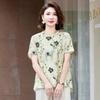YUZHAOLIN Dam Ny Kinesisk Stil Sommar Blus Set
