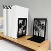 Bücherregal Zubehör 1 Paar Metall Dekorativer Buchstütze, Ginkgoblatt/Monstera Enden für L-förmige Buchstütze Bücherregal, Rutschfester Stopper Home Office