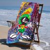 proof beach towel with a Marvin the Martian1 pattern - soft,absorbent,quick-drying,machine washable - perfect for swimming,camping,bathing