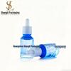 20ml Transparent Glass Serum Bottle with Multi-color Cap and Dropper
