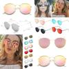 Fashion Oversized Round Sunglasses For Men And Women With Vintage Retro Mirror Glasses