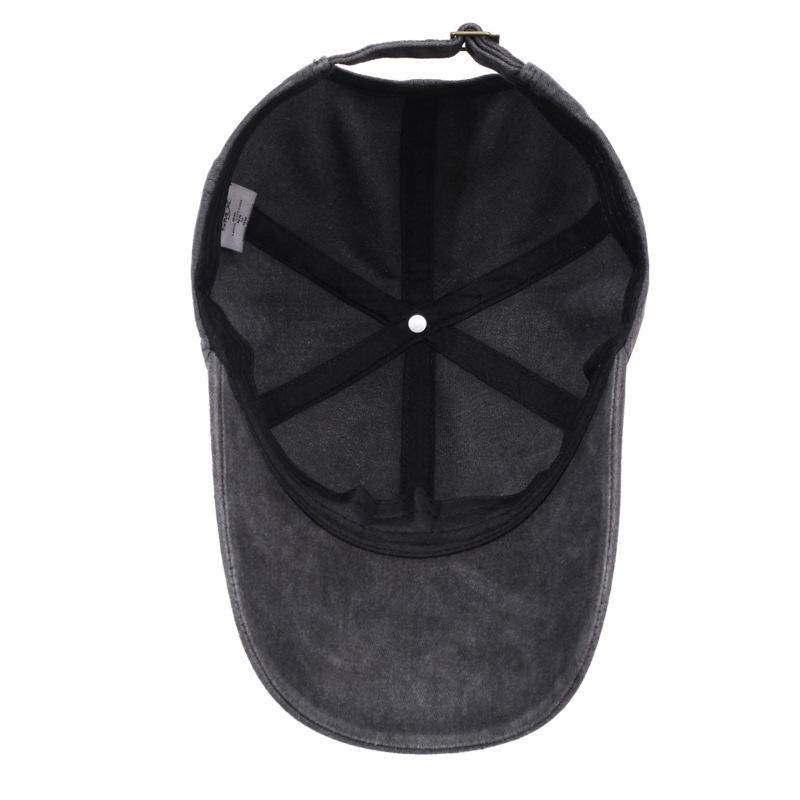 Personalized Embroidered Ripped Slim Baseball Cap - Unisex Trendy Sunshade Cap