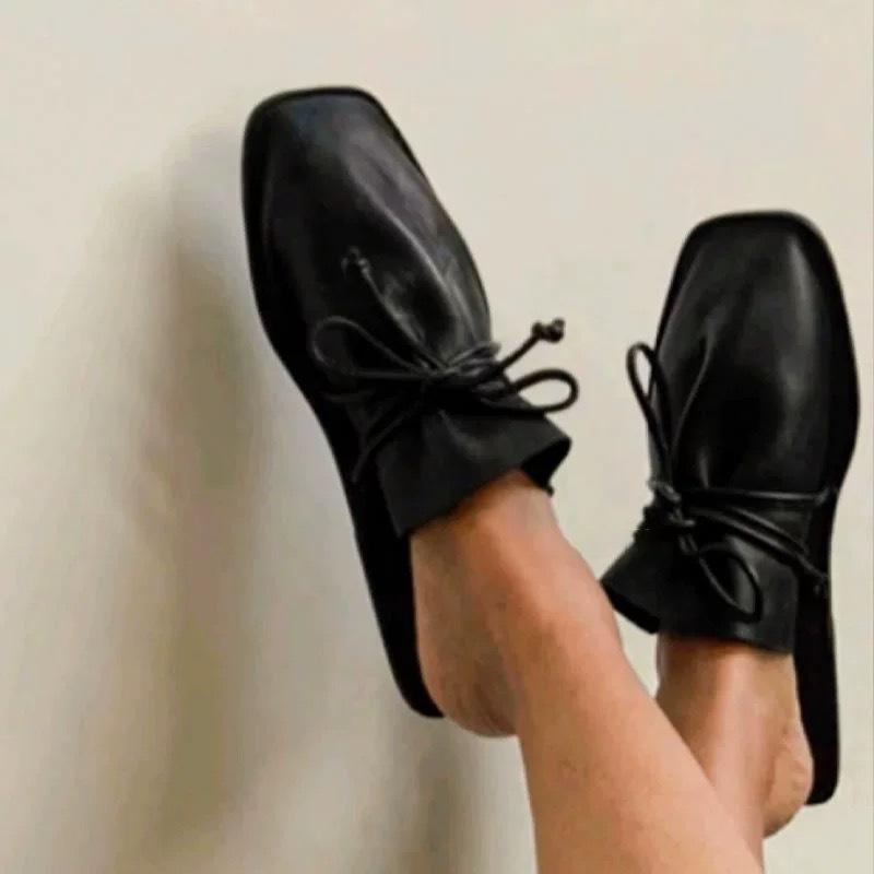 Fashion Sqaure Head Solid Color Women Slippers Fashion Flats Summer Sling back Ladies Shoes Elegant Low Heels