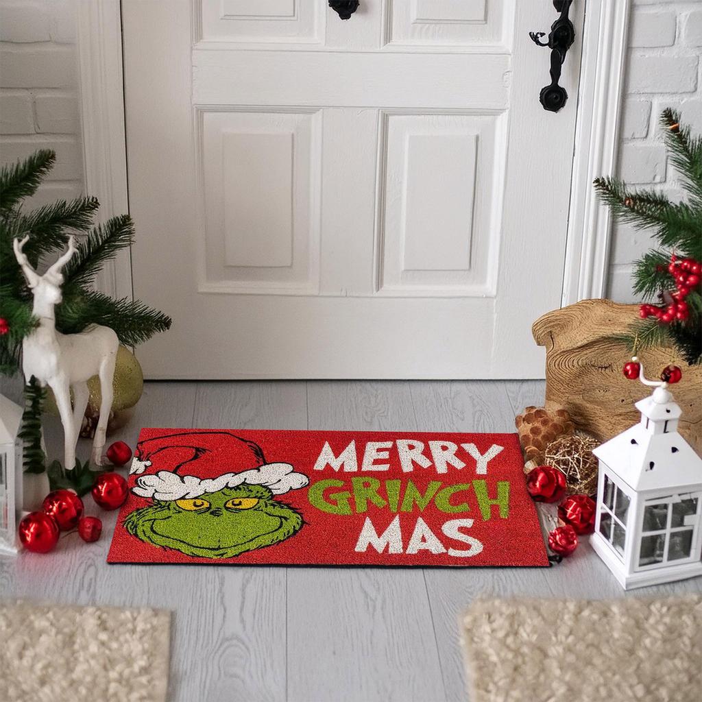 Covor Decorat de Craciun, Covoare Interioare Si Exterioare, Disponibil La Intrarea In Baie