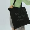 wave logo bag [black]