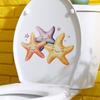 Cartoon Cute Starfish Bathroom Home Beautification Stickers