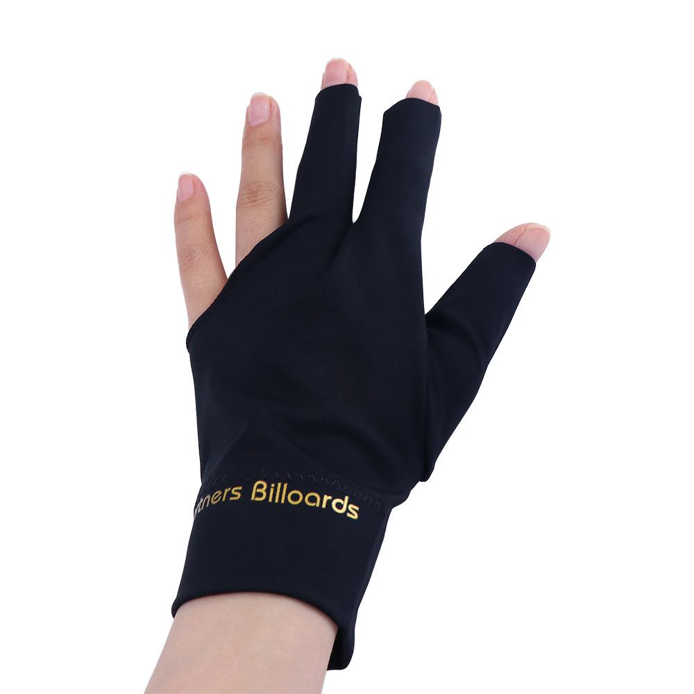 Glove Billiards Accessories Non Slip Left Hand Billiards Gloves three-fingered Glove Separate-finger Glove Billiard Cue Gloves