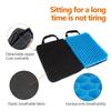Gel Technology Seat Cushion Ultimate Comfort Ergonomic Design Travel Cushion Foldable Portable Breathable Sitting Cushion for Airplane Stadium Camping