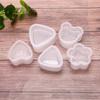 2PCS Triangle  Bear Heart Flower Shape Sushi Mold Onigiri Rice Ball Bento Press Sushi and Ball Maker Mould DIY Tools Set Kitchen Accessories