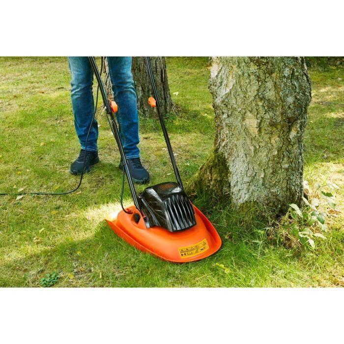 Elektrischer Rasenmäher auf Luftkissen mit Kabel - BLACK&DECKER - BEMWH551-QS - 1200W - 30cm Schnitt
