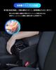 Sliding Armrest Console Box for Yaris Custom Designed for Yaris Includes Drink and PU Leather Interior Parts with Black Cross, Cross, Holder,