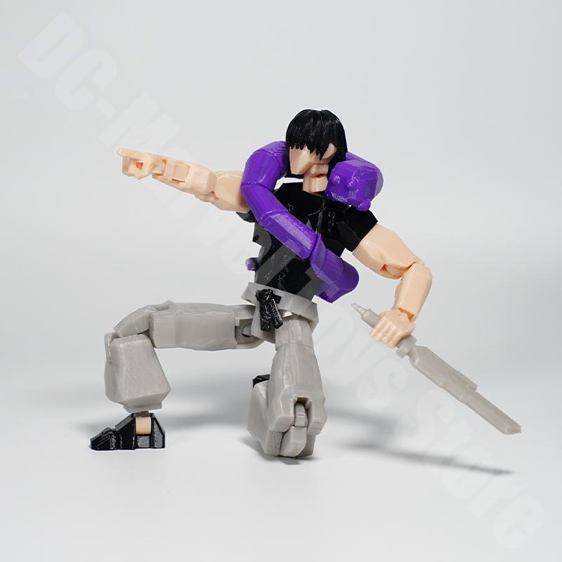 3d Printed Jujutsu Kaisen Fushiguro Toji Anime Multi-Jointed Shapeshift Toys Action Figures Mannequin Model Custom Gifts Toys