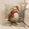 Animals Cute Retro Cartoon Cushion Cover Silky Short Plush Invisible Zipper Dustproof Sofa Pillow Case For Home Decor
