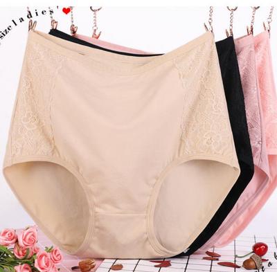 High Waist  Cotton Briefs Panties Briefs Cotton Large Plus Size Lingeries Middle-aged Women Underpants Briefs High Waist Plus Size