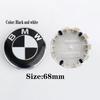 Exterior Durable Corrosion Resistant Wheel Hub Caps 56mm 68mm Waterproof Anti-Rust Rim Cover Emblems Auto Exterior  For BMW