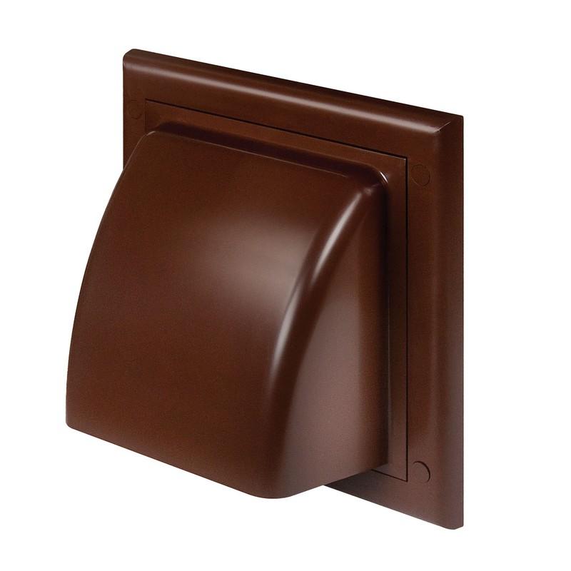 Round Duct Exhaust Cover (Fi100) Brown - A-Ko100-30Br