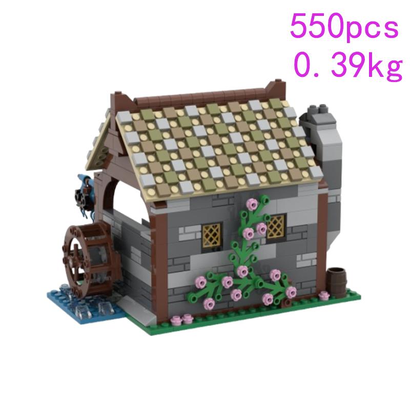 32 Spot MOC-188974 166829 221207 172264 198343 Castle Small Particle Assembly Building Blocks Educational Toy Model Gift Set Orn