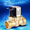 3Celsius4   24V Solenoid Valve, Electric Solenoid Valve Water   Control with Brass Body for Steady  , Easy Installation