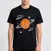 Basketball Planet Print T-shirts Men Women Harajuku Casual Sports Tops Funny Crew Neck Short