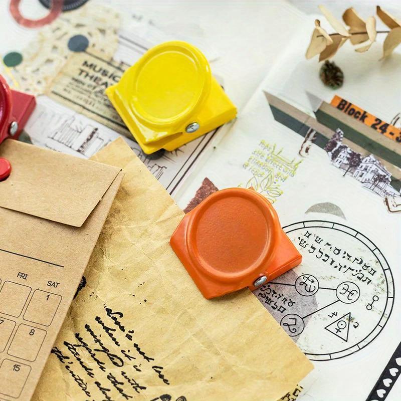 9Pcs Instagram Style Candy Colored Memo Clip Creative Color Magnet Metal Message Clip Multifunctional Storage Small Clip