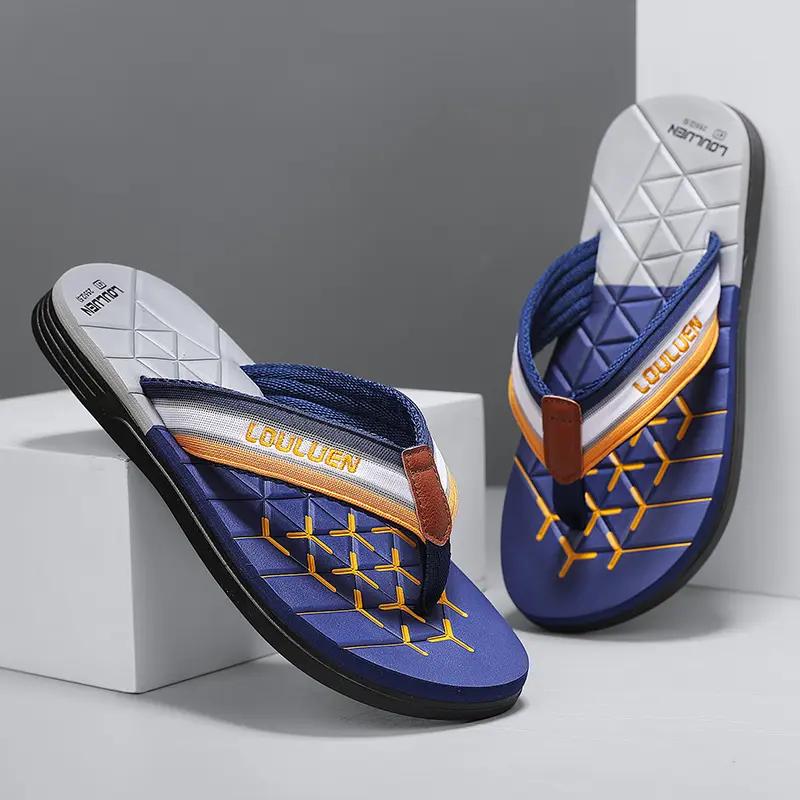 Fashion Men Flip Flops Summer Beach Flip Flops High Quality Brand Men Fashion Breathable Casual Beach Men Slippers Summer Outdoor