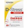 Synergia D-Stress Booster Magnesio altamente asimilado Fórmula exclusiva de citrato de magnesio, taurina, vitaminas B 20 sa