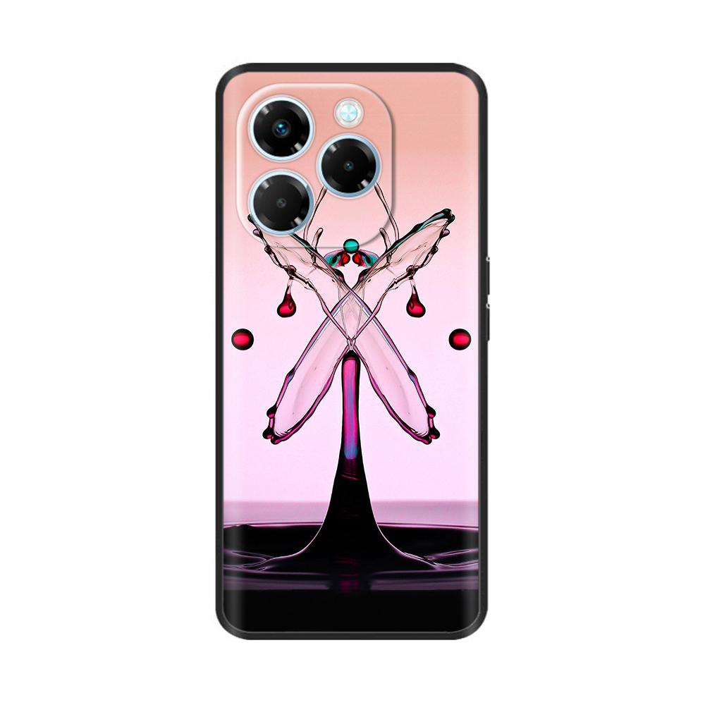 Für Infinix Note 40X 5G Hülle Weiche Silikon Handyhüllen Stoßfänger Rückseite Für Infinix Note40X 5G Schutzhülle Stoßfeste Schale Funda