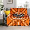 Coperta Wests Tigers Roar Forza E Orgoglio Adatta per Divani, Letti, Uffici E Campeggio - Regalo Perfetto per Halloween Natale