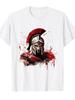 Spartan Helmet Gladiator Leonidas 300 Spartan TShirt 100 Cotton ONeck Short Sleeve Summer Casual Unisexs Tshirt Streetwear