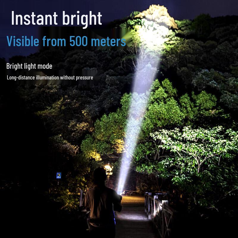 SHENYU Rechargeable Strong Beam Flashlight