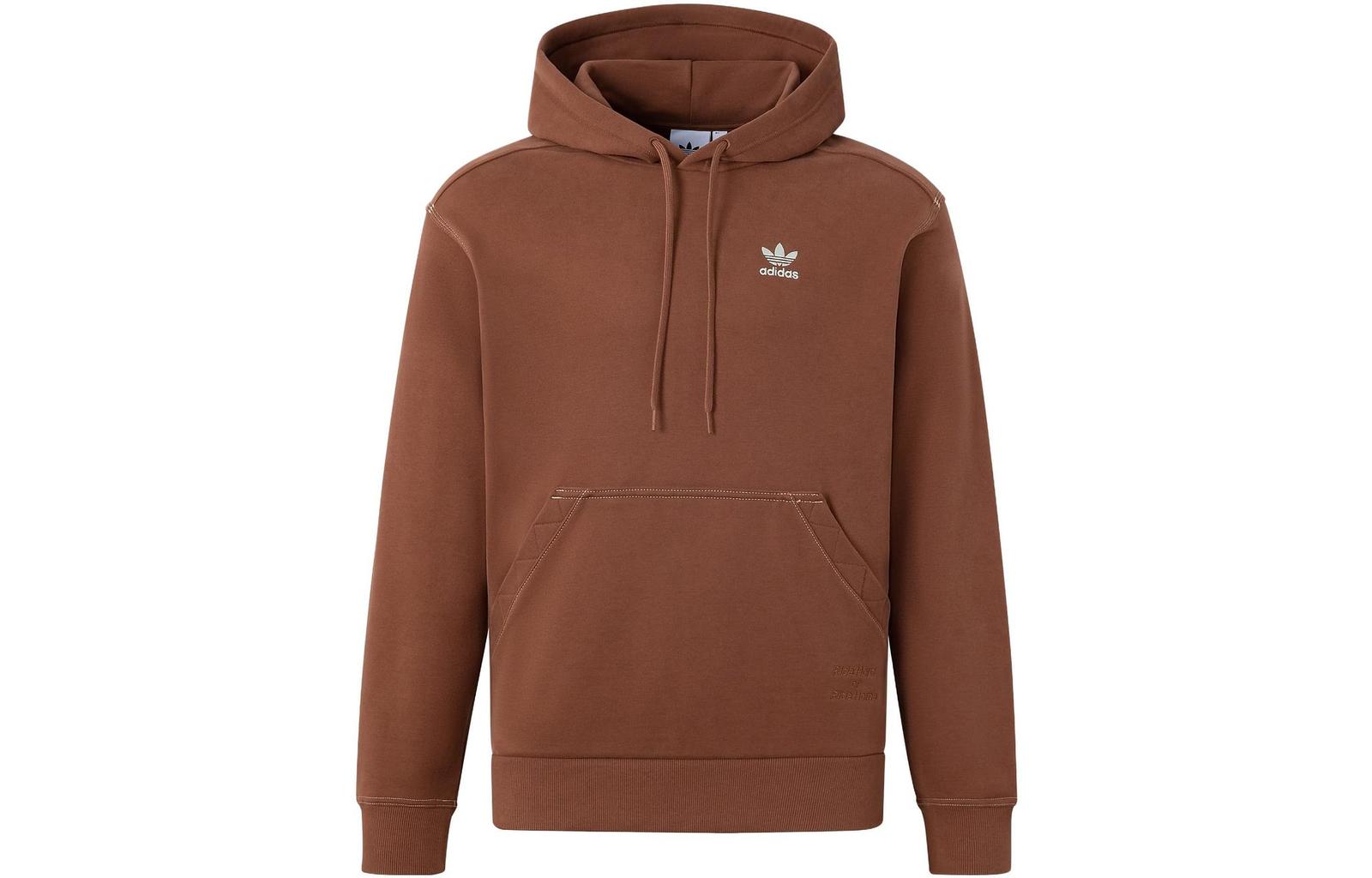 Adidas Originals CITY SKATE City Skate Hoodie Sweatshirt Unisex Brown IY5379 S
