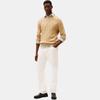 Tommy Hilfiger Cable Knit Fashion Logo Decoration Round Neck Slim Fit Comfortable Versatile Casual Long Sleeve Sweater Men Sweater XM05667-250