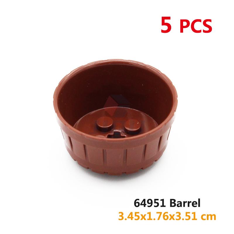 MOC Bricks Toys Accessories Parts City Figure Container Building Blocks Crate Food Barrel Box Treasure Chest 4738 30150 Friends