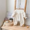 Ropa Bebe 2025 Autumn Baby Clothes Korean 0 To 12 Months Bodysuits & One-pieces Small Floral Girl Home Clothing Baby Jumpsuit