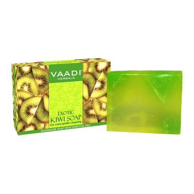 Kivi ile ekstra nazik temizlik için sabun (75 gr), Ekstra Nazik Temizlik için Egzotik Kivi Sabunu,