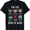 EU SOU O Tipo de Nerd Camiseta de Leitura de Livros Engraçada
