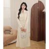 2026 New Style Korean Style Spring and Summer Outfit, Stunning and Versatile, High-End Long-Sleeved Shirt Dress for Women