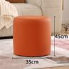 Wooden Ottomans Living Room Nordic Vanity Stool Modern Low Step Stools Office Decorative Ottoman Pouf Aesthetic Room Furnitures