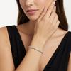 Sterling Tennis Bracelet Women Men With Moissanite Stones Adjustable Length 16.5cm To 20cm Geometric Design