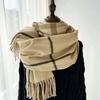 Scarf Women's Winter New Plaid Printing Tassel Imitation Cashmere Scarf Fashion Warm Shawl Scarf
