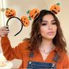 Ghost Shape Pumpkin Headband Lightweight Halloween Hair Accessory Cute Ghost Hair Clip  for Cosplay