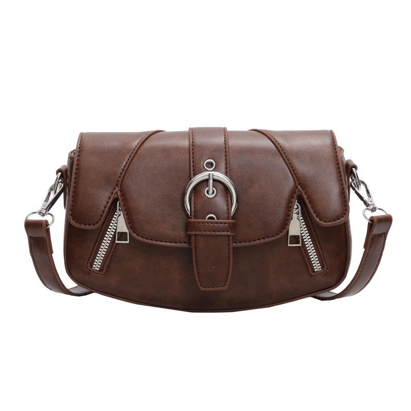 Geantă retro high-end pentru femei 2024, noua tendință, geantă de umăr, design de nișă, geantă casual pentru femei