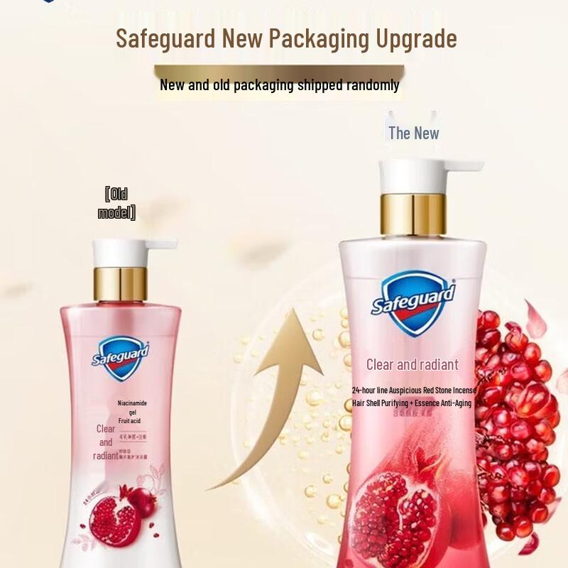 Safeguard Skin Renewal Shower Gel with Pomegranate Scent