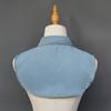 Perfect Match Denim Large Pointed-Collar Fake Collars For Women—Versatile, Casual Replacement Multi-Functional Collar Accessories