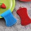 3pcs/set Soft Silicone Cleaning Brush Reusable Silicone Scouring Pad  Kitchen Gadgets Brush