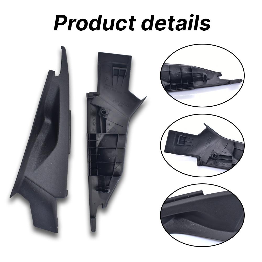 2PCS For Honda Civic 2025 2025 2025 2025 Car Front Wiper Cowl Trim Panel Side Fender Hood End Caps Replacement Car Accessories