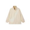 Jackets Women's Beige Stand Collar Moderate (Unisex) Jackets FV8443 110