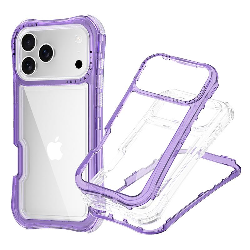 Für Apple für IPhone 17 Promax Hüftpolster Drei in Eins 360 Handyhülle Kamera